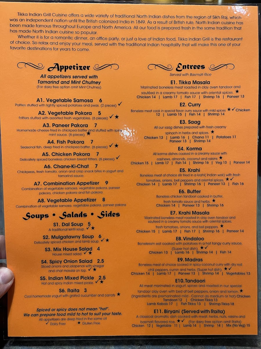 Menu Tikka Indian Grill-10
