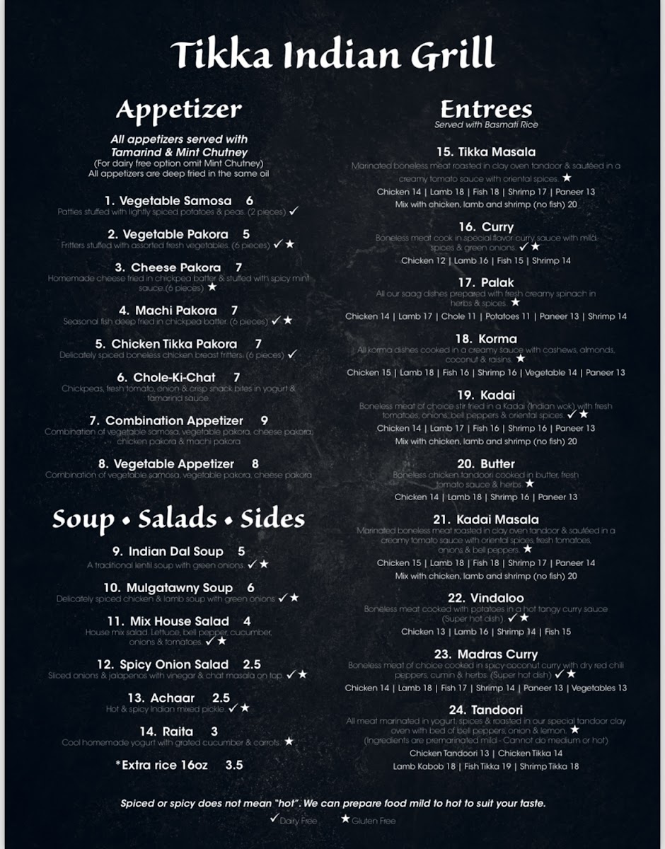 Menu Tikka Indian Grill-2