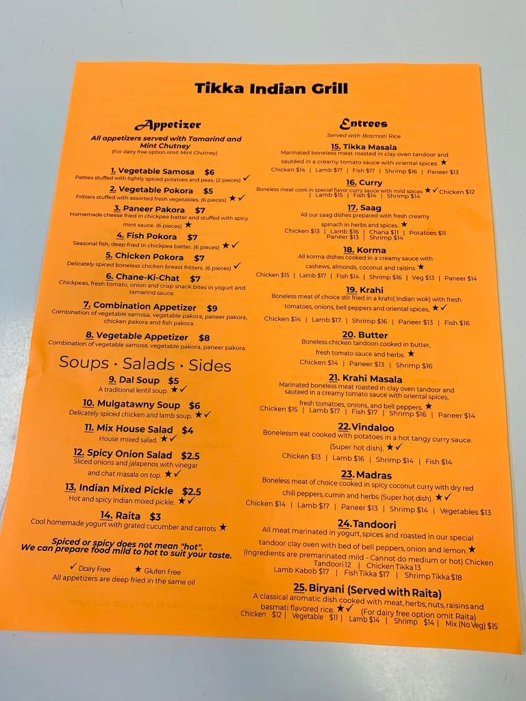 Menu Tikka Indian Grill-6